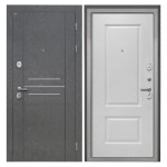Входная дверь - Сенатор лофт Альба эмаль 9003