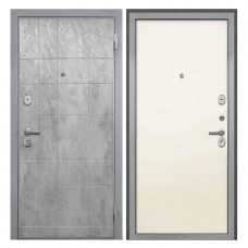 Входная дверь - Спарта grey Гладкая панель Силк жасмин