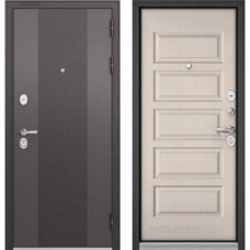 Входная дверь - STANDART 90 (МР Черный шелк 9К-4/Дуб светлый матовый 9S-108)