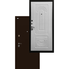 Входная дверь -  Ратибор Оптима 3К Матовый белый