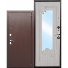 Входная дверь - Ampir  белый ясень